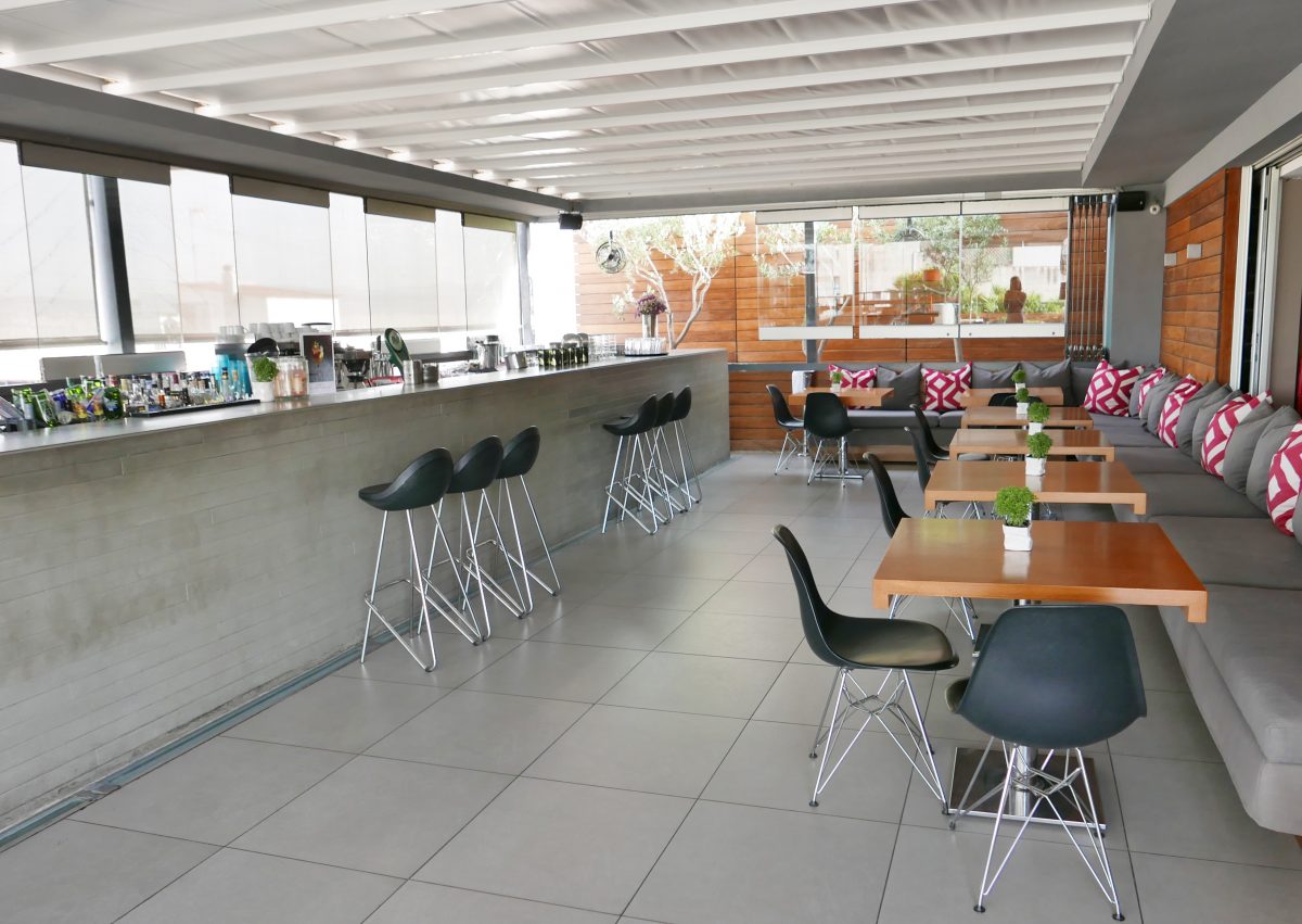 Fresh hotel Athens rooftop bar